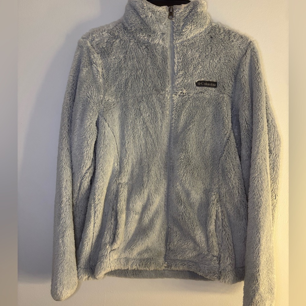 Columbia Soft Plush Jacket in Light Blue